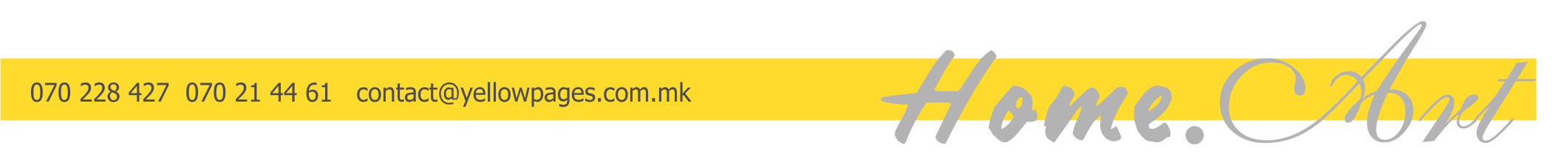 Yellow Pages Home Art Footer